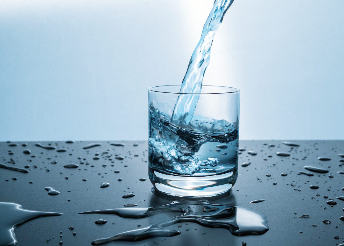wasserfilterwasser trinken
